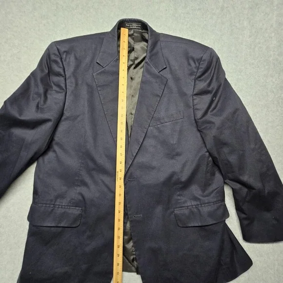 Haspel Blazer Mens 48R Navy Blue Nicholas Suit Cotton Two Button Jacket‎